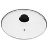 Pokrov 32cm / steklo, inox rob