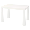 MAMMUT Sto za decu, unutra/spolja bela, 77x55 cm