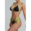 Bikini black green