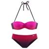 LASCANA Bikini Iris, roza, črna, rdeča