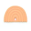O.B Designs Rainbow Teether grizalo Peach 3m+ 1 kos