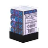 Kockice Chessex - Nebula - Luminary - Nocturnal & Blue 12mm (36)
