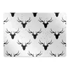 Decormat Zaščitna podloga za stol Black deer pattern 140x100 cm 15 cm