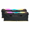 CORSAIR VENGEANCE® RGB PRO 32GB (2 x 16GB) DDR4 DRAM 3200MHz C16 Memory Kit — Black CMW32GX4M2E3200C16