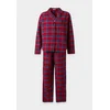 TOMMY HILFIGER Pižama Essential mornarska/ciklama/rdeča/bela