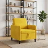 Vidaxl Sofa s shrambo Rumena 72 x 78 x 87 cm Poliester