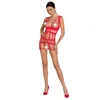 Mrežasta haljina BS 089 Red