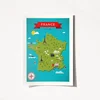 Wallity Poster France-1953, 50x70 cm