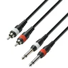 Adam Hall K3TPC0600M 6m kabel 2xRCA-2xJack 6,3