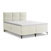 Bež boxspring postelja s prostorom za shranjevanje 140x200 cm Pakalana – Makamii