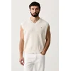 Tommy Hilfiger Pulover MW0MW43244 Kremna Regular Fit