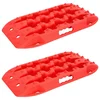 vidaXL Traction Board 2 pcs Rdeča 57,5 x 30,5 x 5,5 cm Ojačana najlon