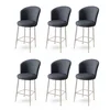 Hanah Home Set barskih stolica Alte, 6 komada, Antracit