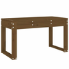 Vrtna klupa boja meda 80 x 38 x 45 cm od masivne borovine