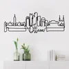 Wallity Zidna dekoracija Ottowa, 120 x 40 x 1,5 cm, Crna
