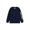 TOMMY HILFIGER Majica TEAM marine/bela