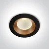 CRNA/STARO ZLATNA UGRADBENA SVJETILJKA LED 3W WW 350mA DARK LIGHT