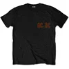 AC/DC Unisex majica Hard As Rock Black (Back Print) XXL
