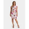 Swing Cocktail obleka 5AG14600 Roza Slim Fit