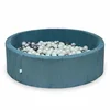 shumee Suhi bazen 130x40 Corduroy Blue 700 kroglic: biserna, srebrna, svetlo mint