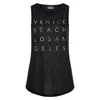 VENICE BEACH Top, črna