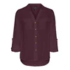 VERO MODA Bluza VMBUMPY  vinsko rdeča