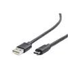 Gembird gembird usb-a/usb-c, 1m usb kabel usb 2.0 usb a usb c črn