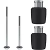 Abus Brava za bicik Nutfix Axle 100/136, Crna