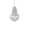Ideal Lux - Luster na lancu MONET 5xE14/40W/230V prečnik 40 cm konoplja/bela