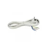 Prikljucni kabl 16A 250V 3500W, beli, 1,5m H05VV-F 3G1,5