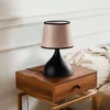 Opviq Stona lampa Gota-15472, Crno-bež