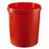 Korpa za otpatke 18l, okrugla plastična crvena 05KD02D