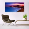 tulup.si Slika na akrilnem steklu Sea beach mountain landscape 140x70 cm 2 obešalnika
