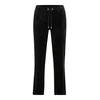 Juicy Couture Petite Hlače TINA črna/srebrna