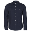 Polo Ralph Lauren za moške. 710654408016 Ultralahka mornarska srajca s pikčastim vzorcem (M), Modra, Priložnostno, Bombaž, Cl