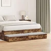 Ladice za krevet s ladicama Dimljeni hrast 140 x 36,5 x 16,5 cm