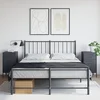 Vidaxl vidaXL Nočne omarice, komplet 2, antracit, 36x39x68 cm, jeklo