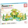 PicassoTiles magnetni gradbeni komplet Safari Setz 8 živalmi