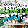 Tapeta veseli Street art napis s spreji - 196x132