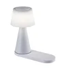 Rabalux Stona lampa Zavier, punjiva, wireless punjač za mobilni, dimabilna, LED 5W, 3000-5000K, 26cm, Bela
