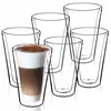 KADAX 6x Veliki termo kozarci s dvojno steno za kavo in čaj, 470 ml