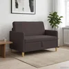 Sofa s pohranom Tamno smeđa 122 x 78 x 87 cm Poliester