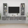 | TV Kabinet za Zid | Zidne 4 pcs 37 x 37 x 107.5 cm