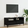 TV ormar Crni hrast 100 x 34,5 x 44,5 cm Obrađeno drvo i čelik