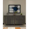 Hanah Home Konzolni sto Imre, 150x75x35 cm, Antracit