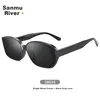 Sanmuchuan Unisex naočare za sunce, Crne