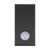 CLASSIA TIPKALO S IND. 1P/10A/250V ZNAK SVJETLA 1M CRNO