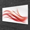 tulup.si Slika na steklu Red abstrakcija graphics 120x60 cm 2 obešalnika