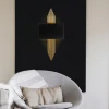 Opviq Zidna lampa E27 Socket, Crno-Zlatna