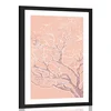 Plakat s paspartujem razvejana krošnja drevesa - 60x90 no frame